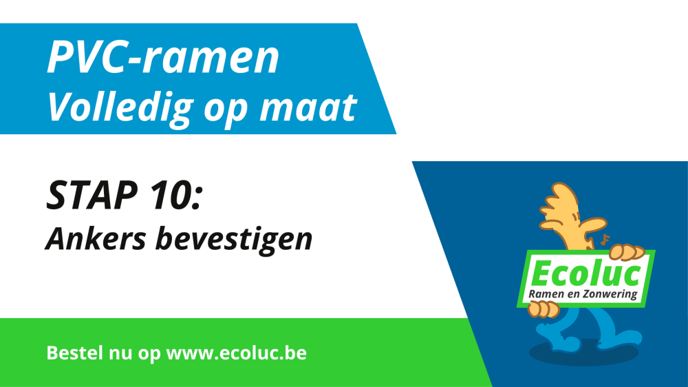 Stap 10: Leer in 1 minuut hoe je zelf ankers kan bevestigen aan de muur